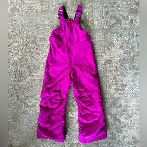 Hardly used Columbia girls ski bib size small (7/8)
